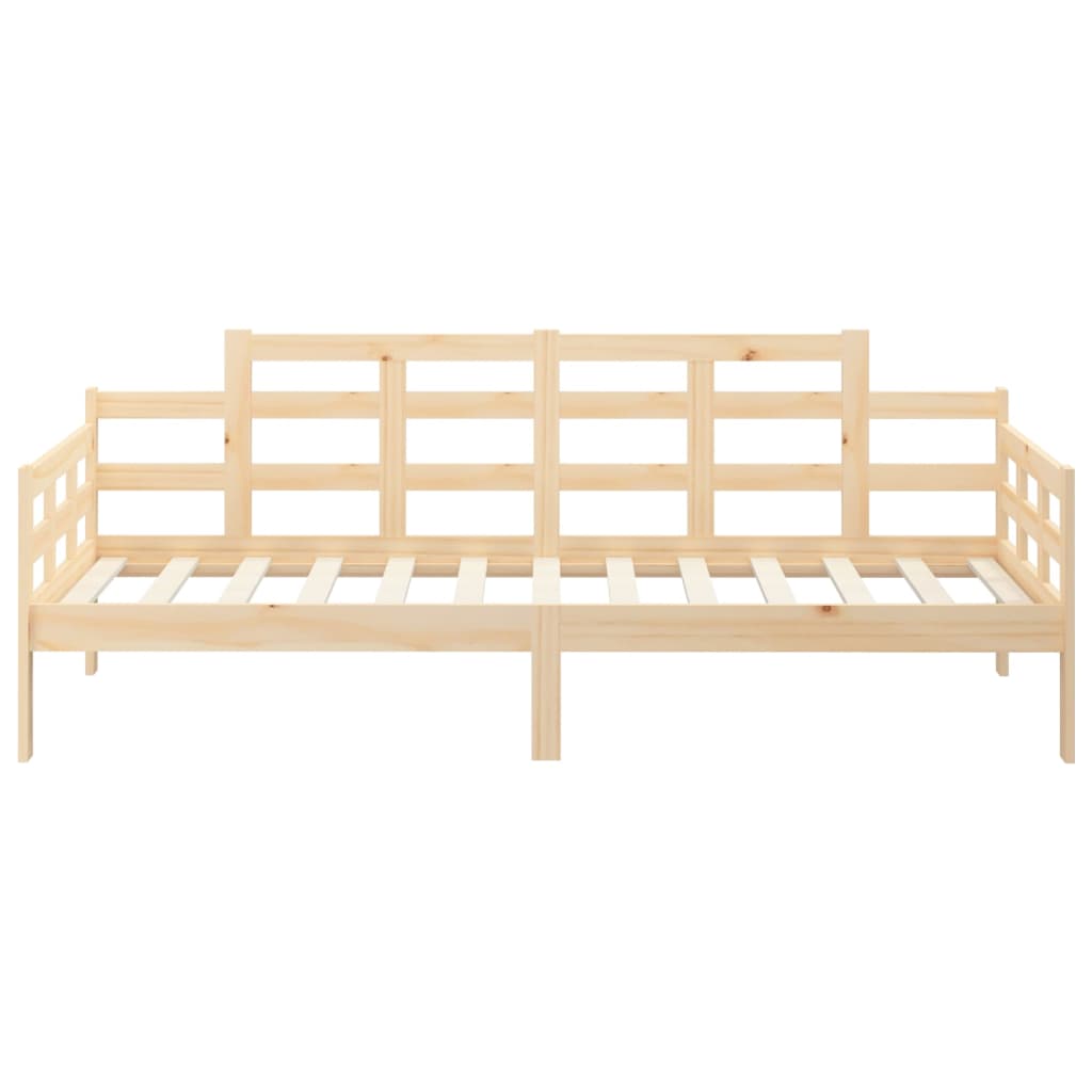 Day Bed without Mattress Solid Wood Pine 90x200 cm - Bargainia.com - 