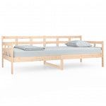 Day Bed without Mattress Solid Wood Pine 90x200 cm - Bargainia.com - 
