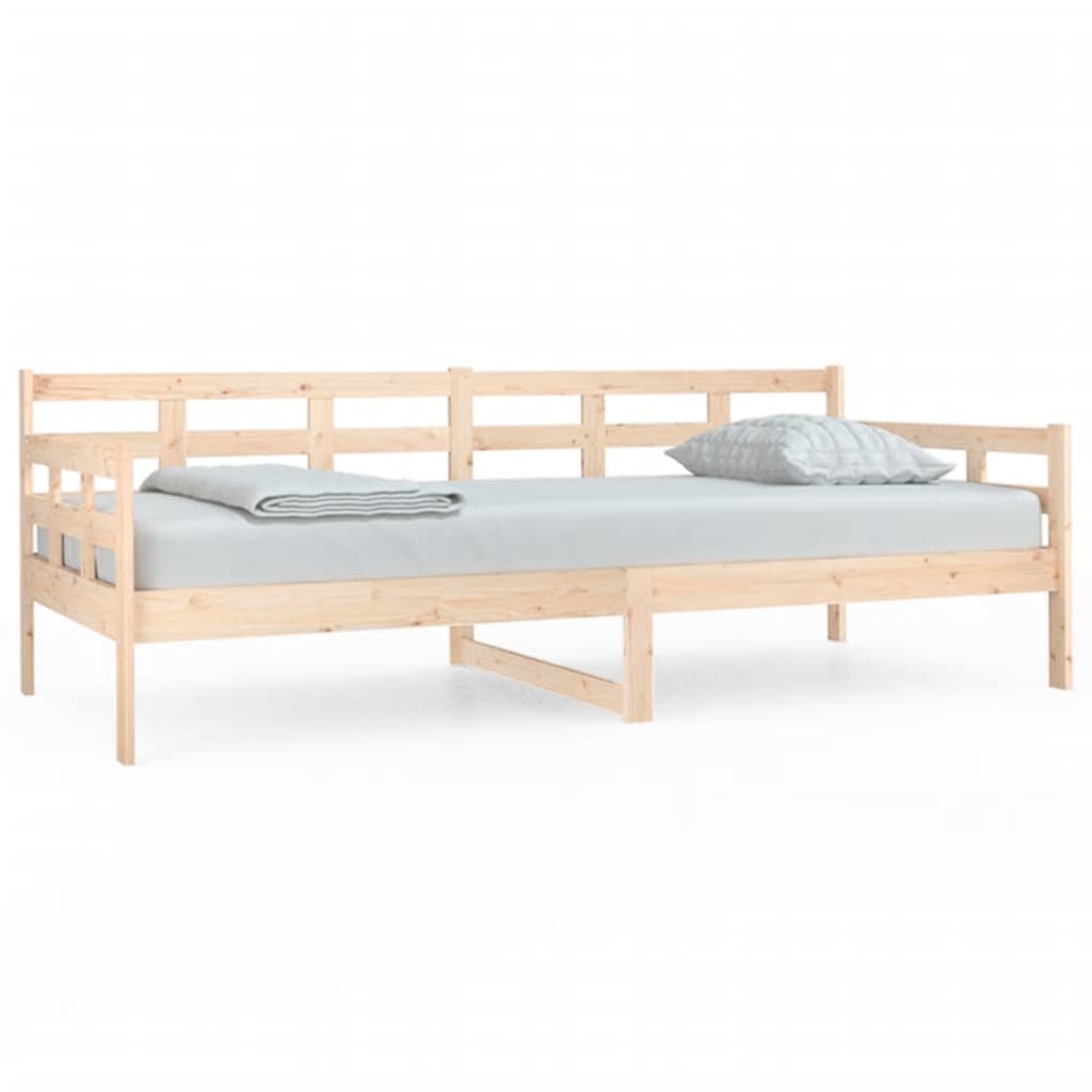 Day Bed without Mattress Solid Wood Pine 90x200 cm - Bargainia.com - 