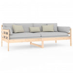 Day Bed without Mattress Solid Wood Pine 90x200 cm - Bargainia.com - 