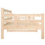 Day Bed without Mattress Solid Wood Pine 90x200 cm - Bargainia.com - 