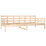 Day Bed without Mattress Solid Wood Pine 90x200 cm - Bargainia.com - 