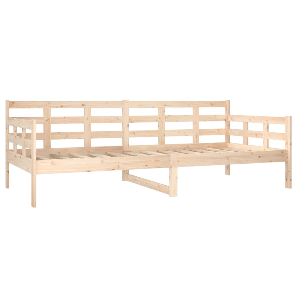 Day Bed without Mattress Solid Wood Pine 90x200 cm - Bargainia.com - 