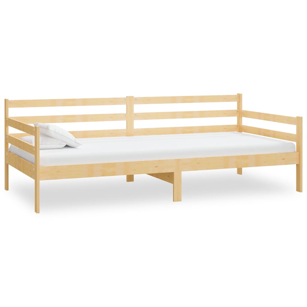 Day Bed without Mattress Solid Wood Pine 90x200cm - Bargainia.com - 