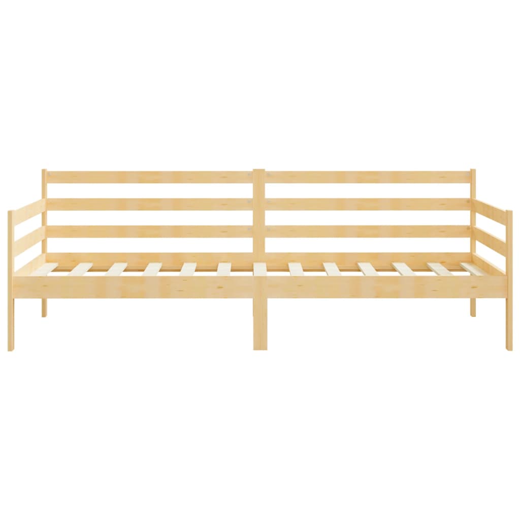 Day Bed without Mattress Solid Wood Pine 90x200cm - Bargainia.com - 