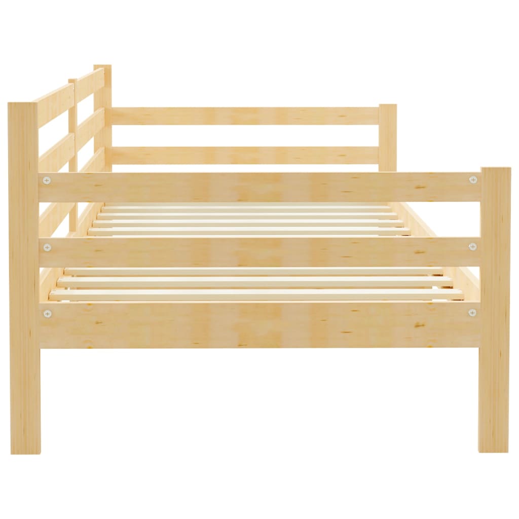 Day Bed without Mattress Solid Wood Pine 90x200cm - Bargainia.com - 