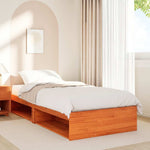 Day Bed without Mattress Wax Brown 75x190 cm Solid Wood Pine - Bargainia.com - 