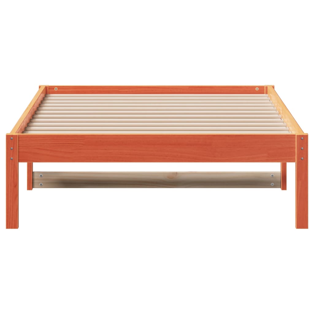 Day Bed without Mattress Wax Brown 80x200 cm Solid Wood Pine - Bargainia.com - 