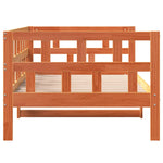 Day Bed without Mattress Wax Brown 80x200 cm Solid Wood Pine - Bargainia.com - 