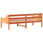 Day Bed without Mattress Wax Brown 80x200 cm Solid Wood Pine - Bargainia.com - 