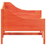 Day Bed without Mattress Wax Brown 80x200 cm Solid Wood Pine - Bargainia.com - 