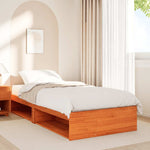 Day Bed without Mattress Wax Brown 90x190 cm Solid Wood Pine - Bargainia.com - 