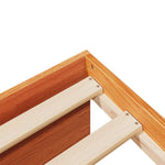 Day Bed without Mattress Wax Brown 90x190 cm Solid Wood Pine - Bargainia.com - 