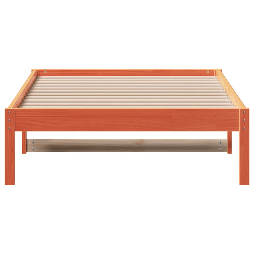 Day Bed without Mattress Wax Brown 90x200 cm Solid Wood Pine - Bargainia.com - 