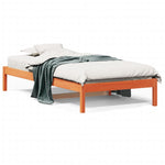 Day Bed without Mattress Wax Brown 90x200 cm Solid Wood Pine - Bargainia.com - 