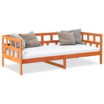 Day Bed without Mattress Wax Brown 90x200 cm Solid Wood Pine - Bargainia.com - 