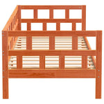 Day Bed without Mattress Wax Brown 90x200 cm Solid Wood Pine - Bargainia.com - 
