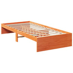 Day Bed without Mattress Wax Brown 90x200 cm Solid Wood Pine - Bargainia.com - 