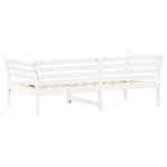 Day Bed without Mattress White 100x200 cm Solid Wood Pine - Bargainia.com - 