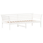 Day Bed without Mattress White 100x200 cm Solid Wood Pine - Bargainia.com - 