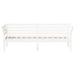 Day Bed without Mattress White 100x200 cm Solid Wood Pine - Bargainia.com - 
