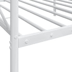 Day Bed without Mattress White 107x203 cm Steel - Bargainia.com - 