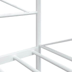 Day Bed without Mattress White 107x203 cm Steel - Bargainia.com - 