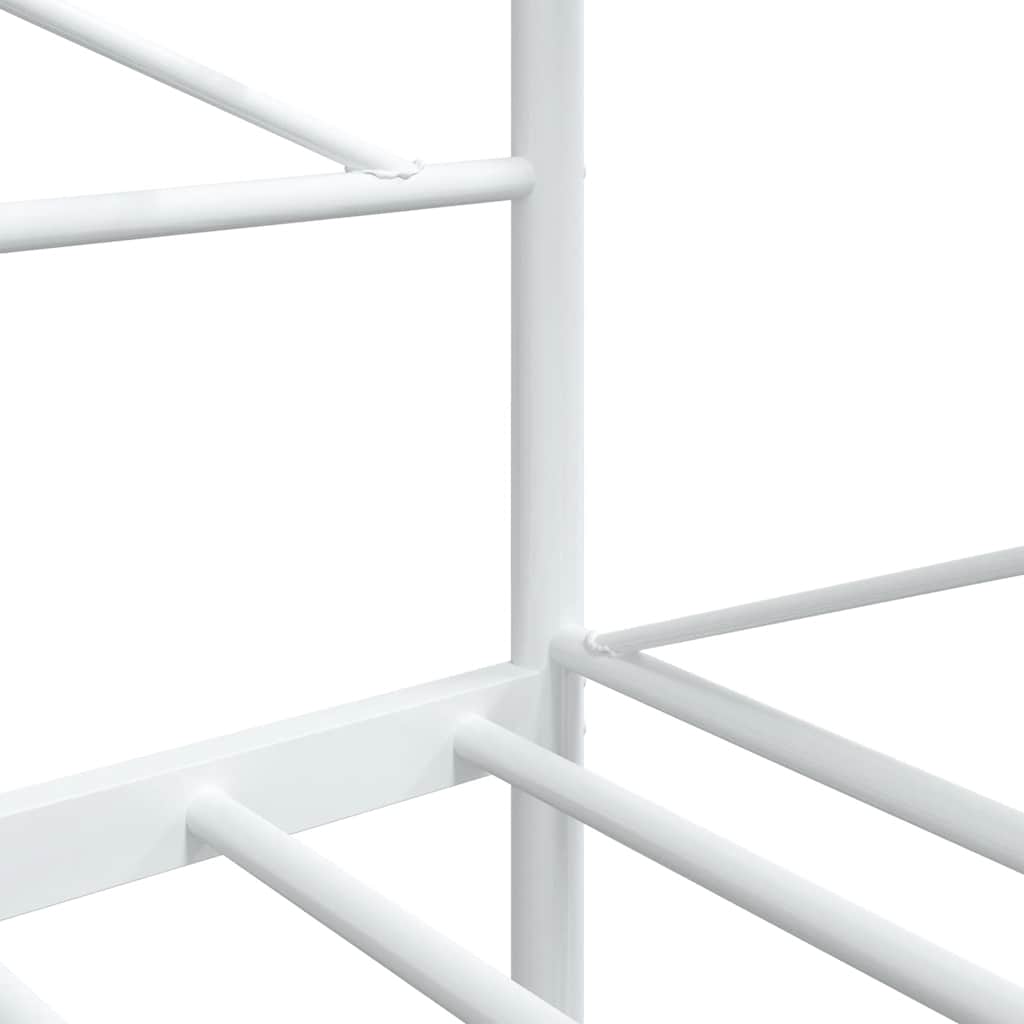 Day Bed without Mattress White 107x203 cm Steel - Bargainia.com - 