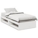 Day Bed without Mattress White 75x190 cm Solid Wood Pine - Bargainia.com - 