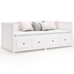 Day Bed without Mattress White 80x200 cm Solid Wood Pine - Bargainia.com - 
