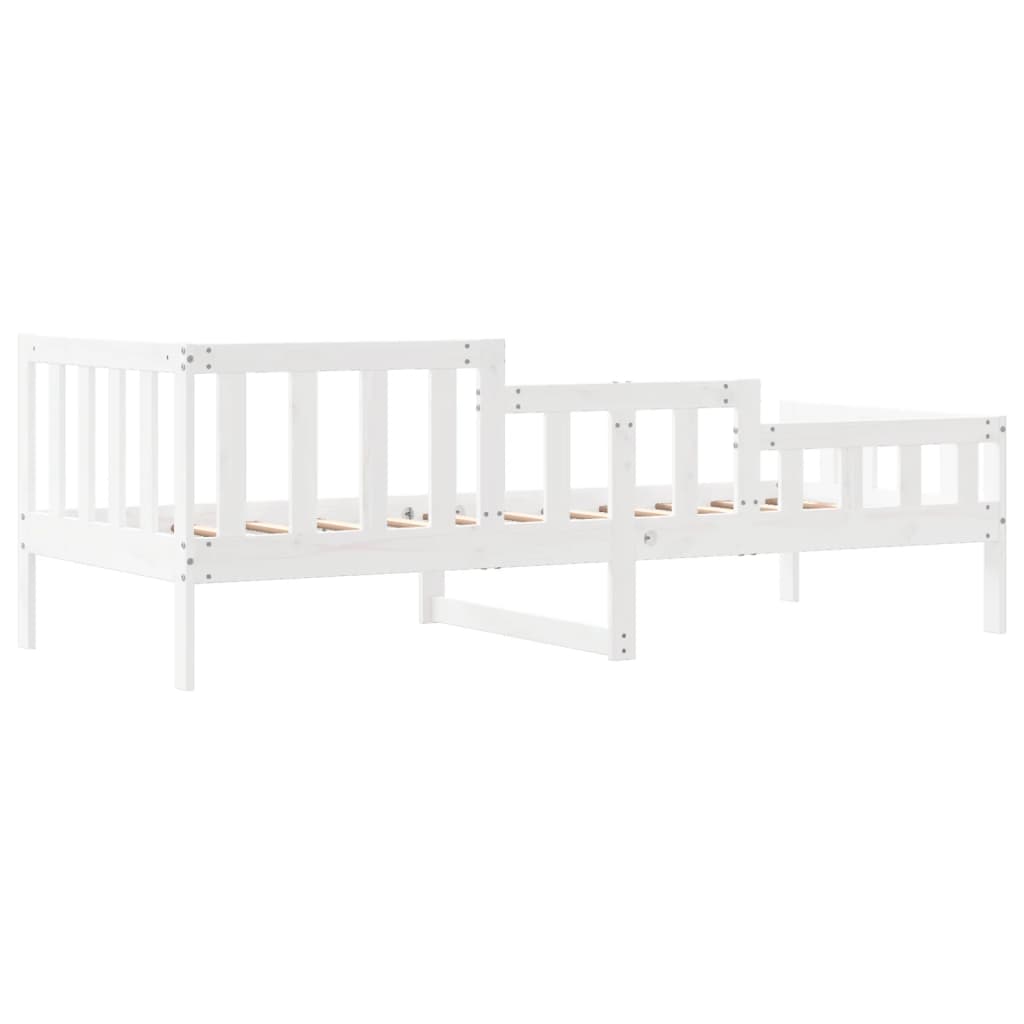 Day Bed without Mattress White 80x200 cm Solid Wood Pine - Bargainia.com - 