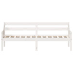 Day Bed without Mattress White 80x200 cm Solid Wood Pine - Bargainia.com - 