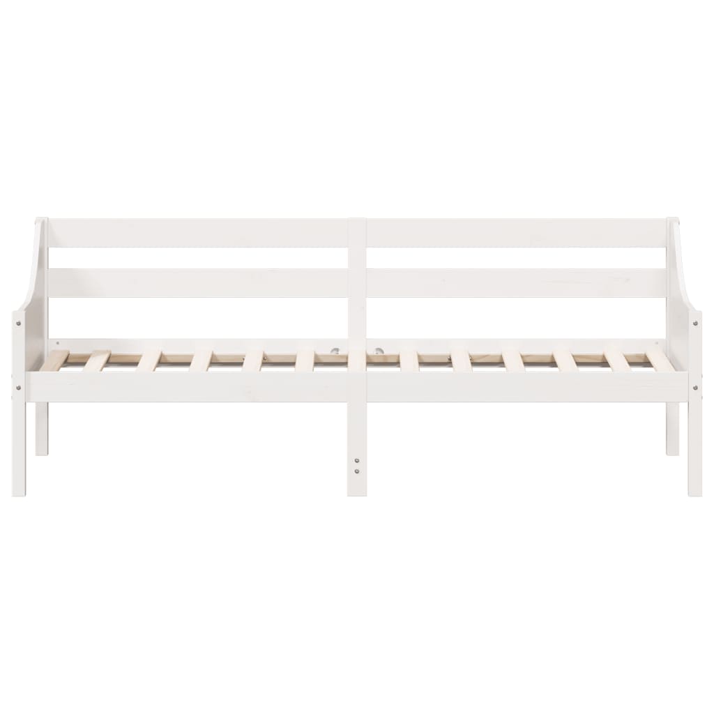 Day Bed without Mattress White 80x200 cm Solid Wood Pine - Bargainia.com - 