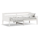 Day Bed without Mattress White 80x200 cm Solid Wood Pine - Bargainia.com - 