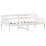 Day Bed without Mattress White 80x200 cm Solid Wood Pine - Bargainia.com - 