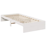 Day Bed without Mattress White 80x200 cm Solid Wood Pine - Bargainia.com - 