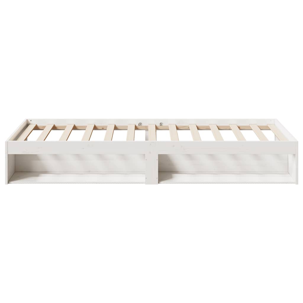 Day Bed without Mattress White 80x200 cm Solid Wood Pine - Bargainia.com - 