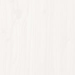 Day Bed without Mattress White 90x190 cm Single Solid Wood Pine - Bargainia.com - 