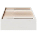 Day Bed without Mattress White 90x190 cm Solid Wood Pine - Bargainia.com - 