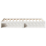 Day Bed without Mattress White 90x190 cm Solid Wood Pine - Bargainia.com - 