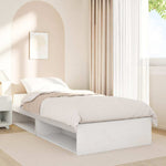Day Bed without Mattress White 90x190 cm Solid Wood Pine - Bargainia.com - 