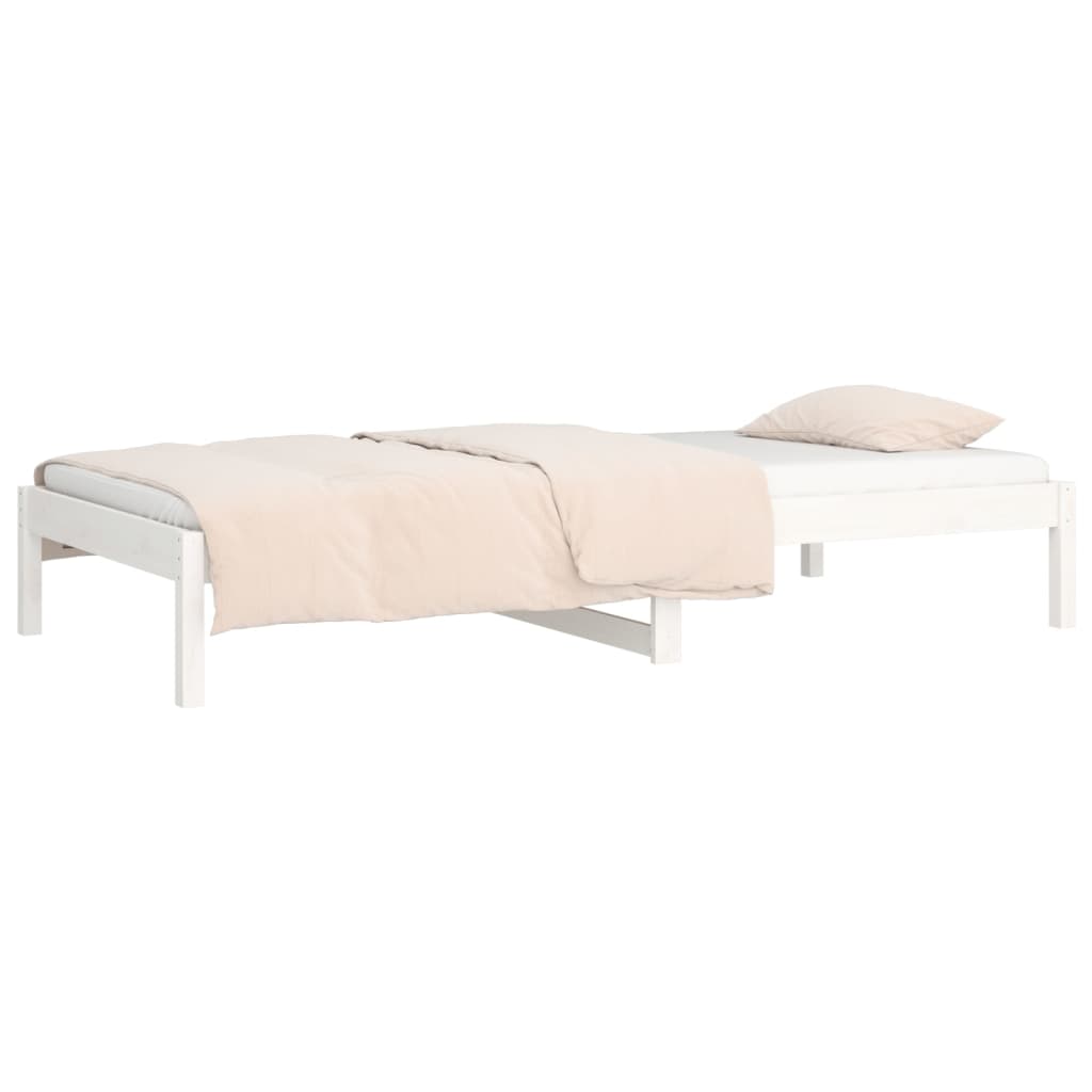 Day Bed without Mattress White 90x200 cm Solid Wood Pine - Bargainia.com - 8720287073918 - 820413