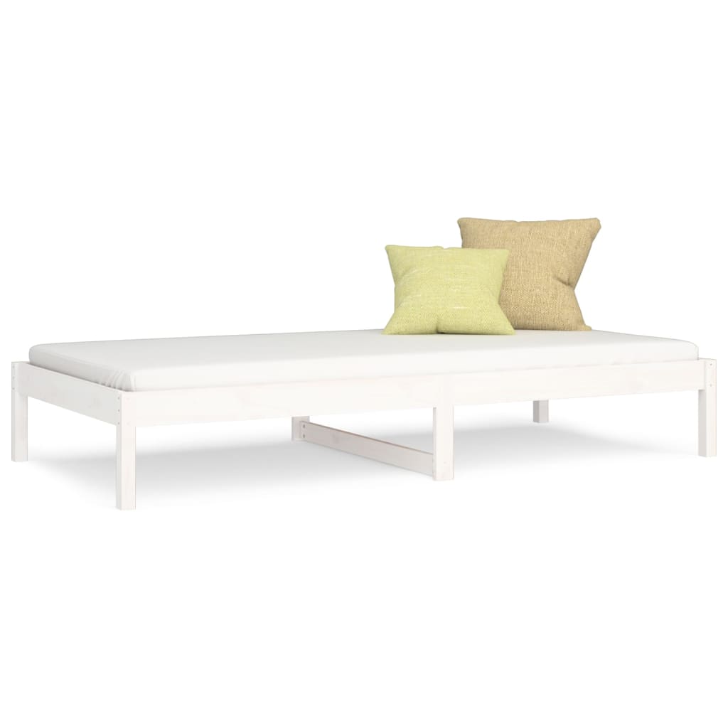 Day Bed without Mattress White 90x200 cm Solid Wood Pine - Bargainia.com - 8720287073918 - 820413