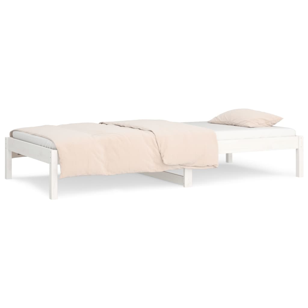 Day Bed without Mattress White 90x200 cm Solid Wood Pine - Bargainia.com - 8720287073918 - 820413