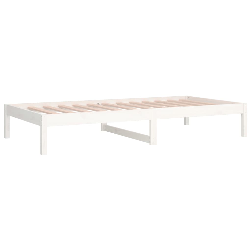 Day Bed without Mattress White 90x200 cm Solid Wood Pine - Bargainia.com - 8720287073918 - 820413