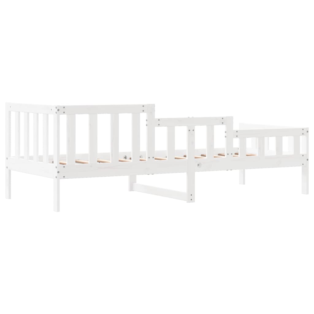 Day Bed without Mattress White 90x200 cm Solid Wood Pine - Bargainia.com - 