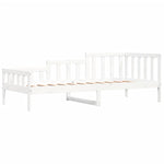 Day Bed without Mattress White 90x200 cm Solid Wood Pine - Bargainia.com - 