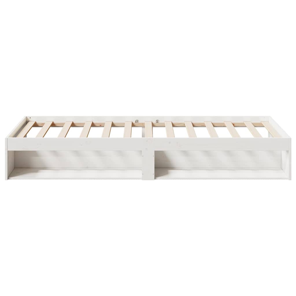 Day Bed without Mattress White 90x200 cm Solid Wood Pine - Bargainia.com - 