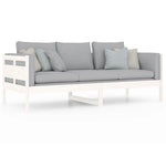 Day Bed without Mattress White Solid Wood Pine 80x200 cm - Bargainia.com - 