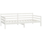 Day Bed without Mattress White Solid Wood Pine 90x200cm - Bargainia.com - 